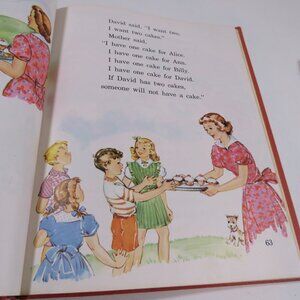 Billy Goes to School 1954 Hardback Vintage Texas State School Book
